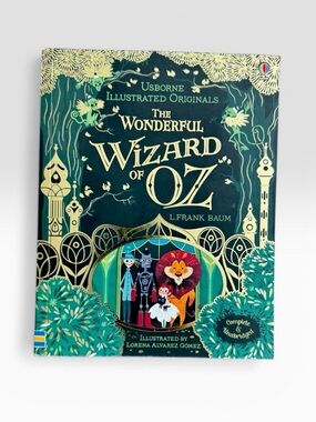 The Wonderful Wizard of Oz Usborne Illustrated Originals by Baum & Gomez EUC